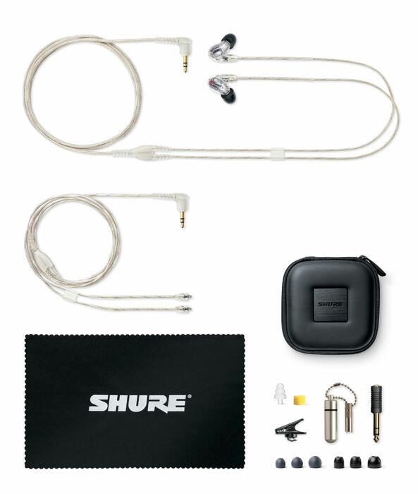 Shure SE846-CL Sound Isolating Earphones, Clear