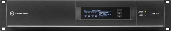 Dynacord IPX20:4 Multi-Channel Installation DSP Amplifier, 4x5000W
