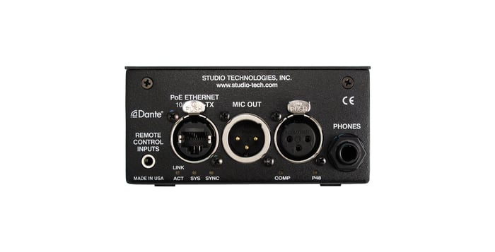 Studio Technologies M206 Announcer's Console With Dante, XLR Inputs