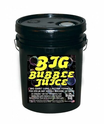 Froggy's Fog BIG Bubble Juice Long-Lasting Large Bubble Fluid, 5 Gallons