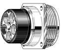 Canare MCF-V5C3 75 Ohm Multi-pin Coaxial Connector, Crimp Receptacle, 35CA