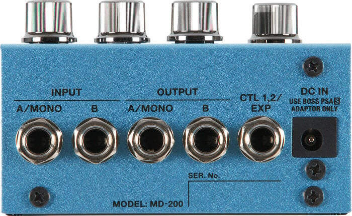 Boss MD-200 Modulation Pedal With 12 Modes, Stereo I/O, Analog Dry-through And On-board Memory