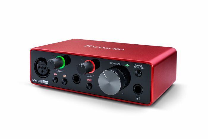 Focusrite Scarlett Solo USB Audio Interface, 2-in And 2-out