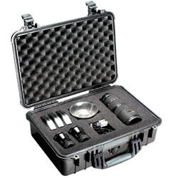 Pelican Cases 1500 Medium Black Case with Foam Interior PC1500-BLACK