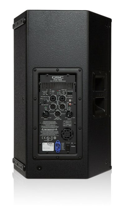 QSC KW122 12" 2-Way 75 Axisymmetric Active Loudspeaker For Main Or Monitor, 1000W