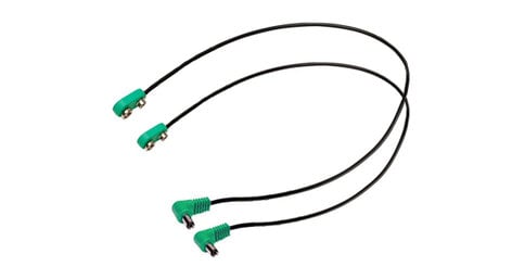 BBE SUPA-VINTAGE-TYPE 2-Pack Supa-Charger Power Supply Cables For Vintage Pedals In Green