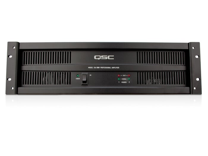 QSC ISA 1350 2-Channel Power Amplifier, 1300W At 4 Ohms, 70V Capable