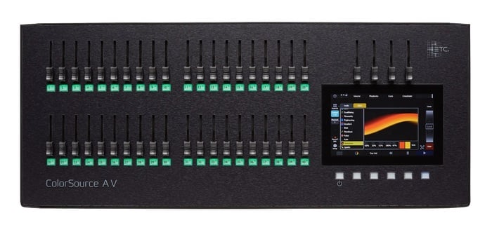 ETC ColorSource 40 AV DMX Lighting Console With AV And HDMI Connection, 80 Channels And 40 Faders