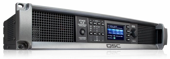 QSC CXD4.2 4-Channel Power Amplifier With FAST Technology, 700W At 4 Ohms