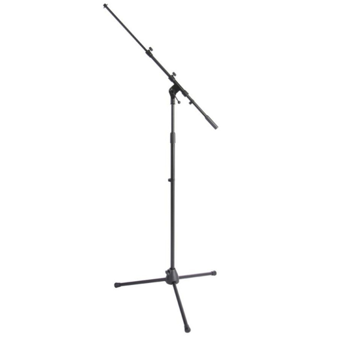 On-Stage MS7701TB 32-61.5" Telescoping Euro Boom Microphone Stand, Black