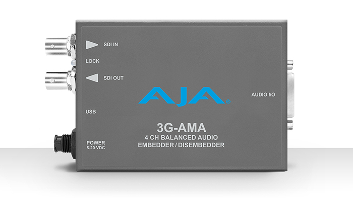 AJA 3G-AMA 3G-SDI Analog Audio Embedder/Disembedder