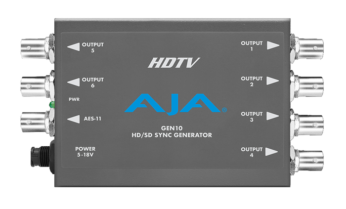AJA GEN10 HD/SD Sync Generator With Universal Power Supply