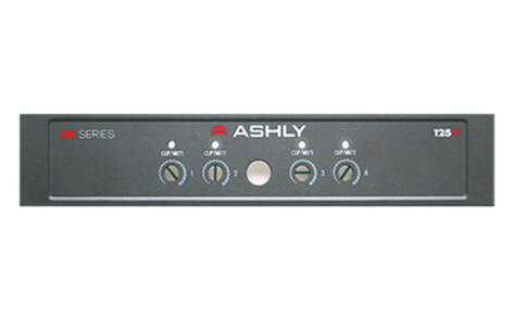Ashly FA 125.4 4-Channel Compact Power Amplifier, 4x125W At 4 Ohms, 70V Capable