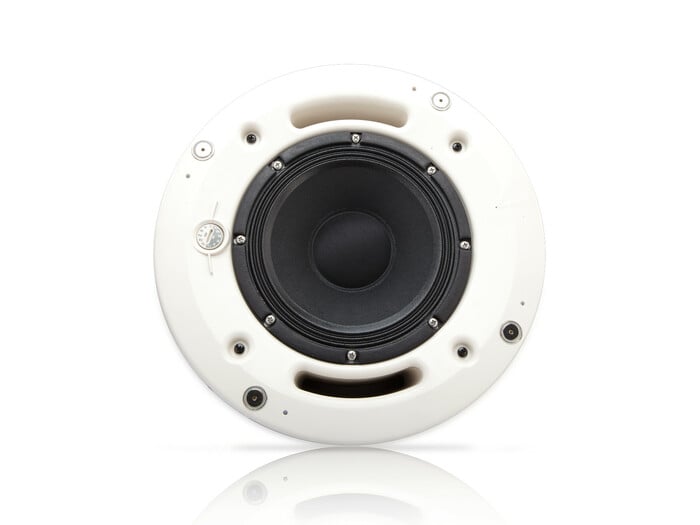 QSC AD-C821R SYSTEM 8" Blind Mount Coaxial Ceiling Speaker, 70/100V With Grille, C-Ring, Tile Rails