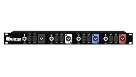 Whirlwind MULTIDIRECTOR 4-Channel Rackmount Direct Box