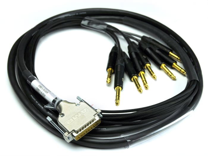 Whirlwind DBF1-S-010 10' Snake Cable With 8 TRSM To DB25-M