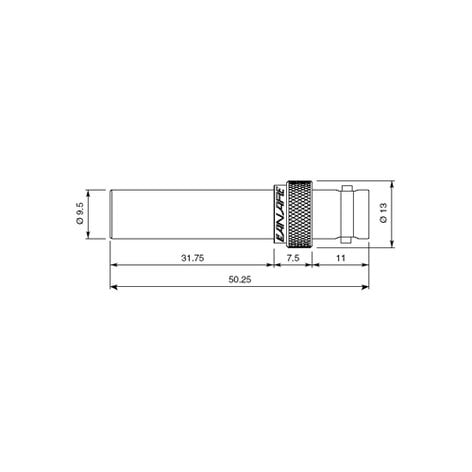 Canare BCJ-VWP Standard WECO To BNC-F Adapter