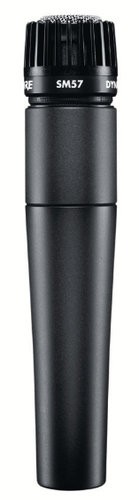 Shure SM57-LC Unidirectional Dynamic Cardioid Microphone with Stand Adapter and Pouch SM57LC