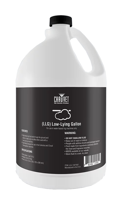 Chauvet Pro LLG 1 Gal Container Of Water-based Low-lying Fog Fluid