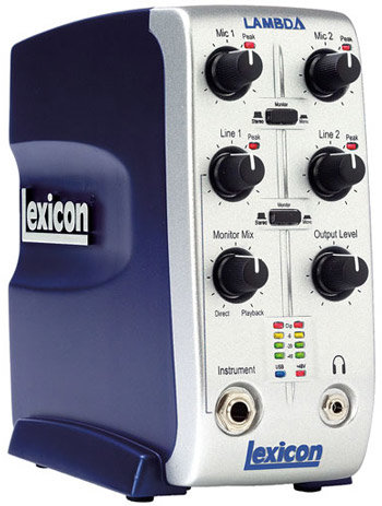 Lexicon LAMBDA 4-in / 4-out USB Desktop Audio/MIDI Recording Interface LAMBDA