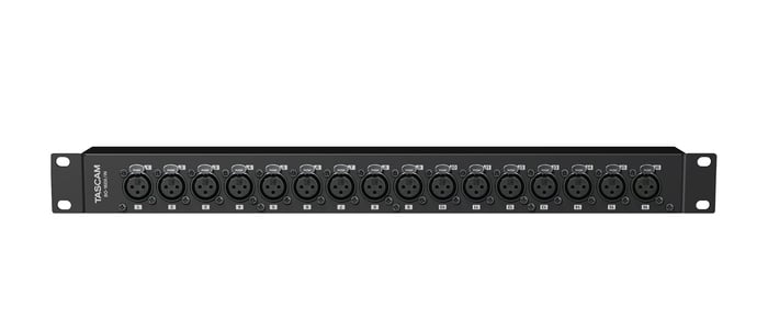 Tascam BO-16DX/IN 16-Channel XLRF To D-Sub Rack-Mount Breakout Box