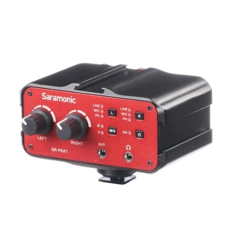 Saramonic SR-PAX1 2-Channel On-Camera Audio Mixer With Combo XLR Input