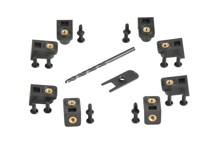 SKB 3i-PMCK Panel Mount Clip Kit, 8 Pack