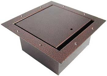 Ace Backstage Co. 122SL-CV Full Vertical Panel Pocket, Antique Copper Vein Powder Coat Finish 122SL-CV