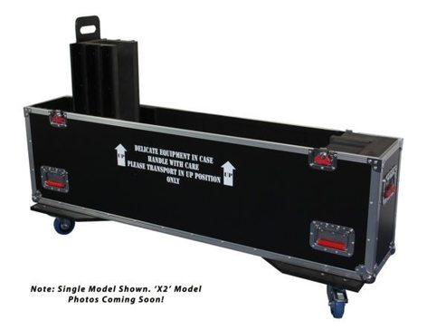 Gator G-TOURLCDV2-5055-X2 55"x6.3"x35" Dual LCD, LED And Plasma Case