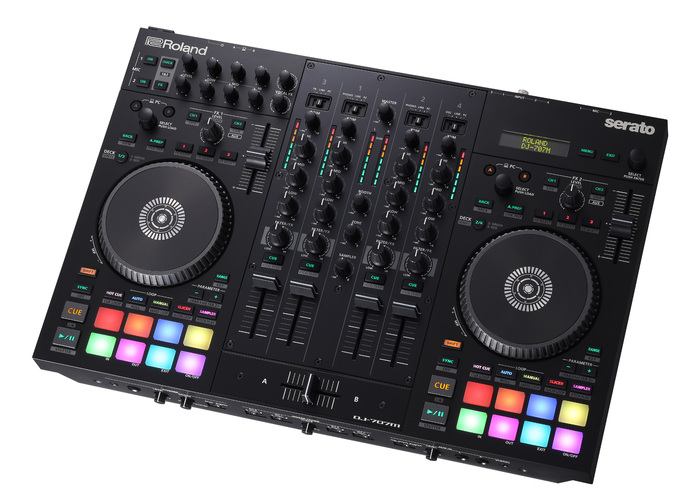 Roland DJ-707M DJ Controller 4-Channel DJ Controller With Serato DJ Integration