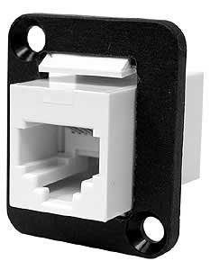 Ace Backstage Co. C25114 ADP/RJ11 Feed Thru (Coupler), Panel Mount C25114