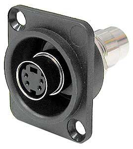 Ace Backstage Co. C25134 S-Video Feed Through, Recessed, Panel Mount C25134
