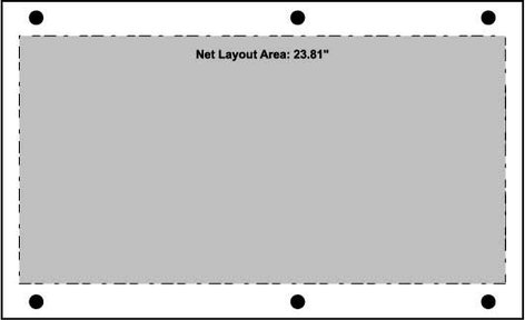 Ace Backstage PNL-120 Aluminum Stage Pocket Panel, Blank, 4.5"x7.37", Black