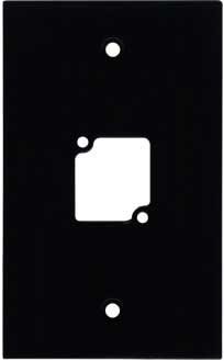Ace Backstage Co. WP-101 Wall Panel with 1 Connectrix Mount, Black WP101