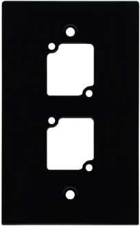 Ace Backstage Co. WP-102 Wall Panel with 2 Connectrix Mounts, Black WP102
