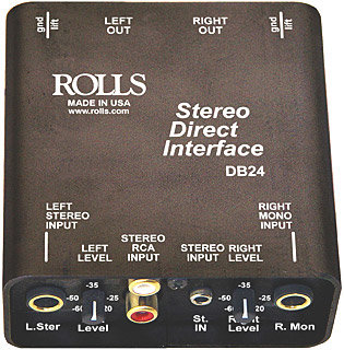 Rolls DB24 Stereo Passive Direct Interface