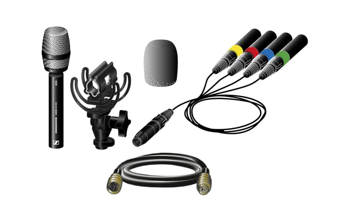 Sennheiser AMBEO VR Mic Ambeo 3D Audio Microphone, 4x Cardioid, Ambisonic Condenser