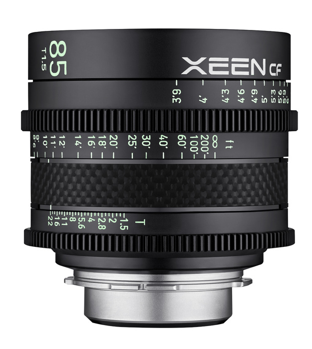 Rokinon CFX85 Xeen CF 85mm T1.5 Pro Cine Lens With Carbon Fiber Housing