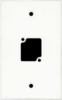 Ace Backstage Co. WP-111 Wall Panel with 1 Connectrix Mount, White WP111