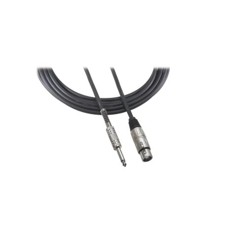 Audio-Technica AT8311-25 25' Premium Mic Cable, Female XLR3 To ¼" TS Male Phone Plug