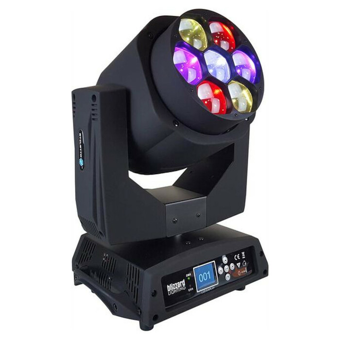 Blizzard Stiletto I7 7x15W RGBW LED Moving Light With  Zoom And Rotating Front Lens