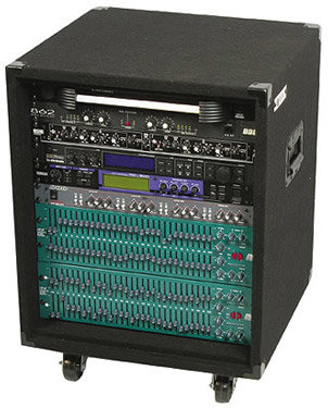 Odyssey CRE12W Carpeted Econo Case w/ Wheels, 12 RU, 17" Depth CRE12W