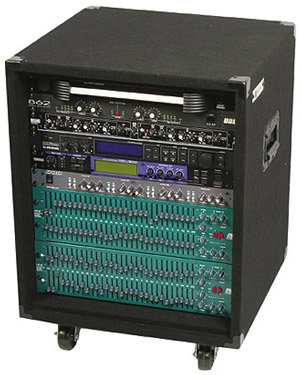 Odyssey CRE12W 17" Amplifier Rack, 12 Rack Units With Wheels