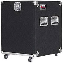Odyssey CRP12W Carpeted Rack Case w/ Wheels, 12 RU CRP12W