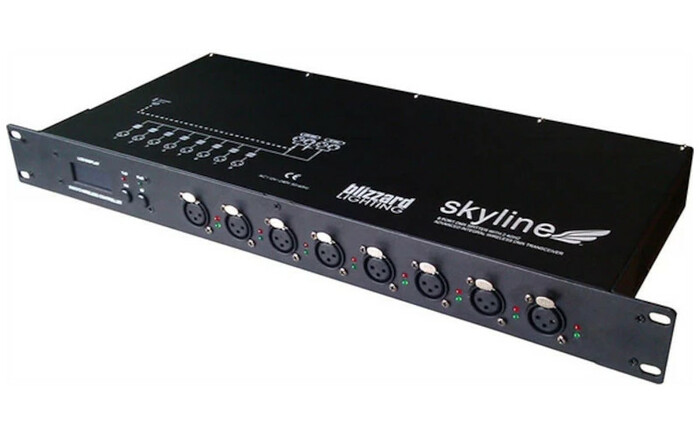 Blizzard Skyline 8 Port DMX Splitter With 2.4GHz Wireless DMX Transceiver