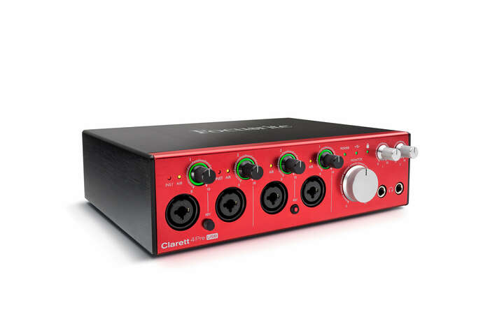 Focusrite Clarett 4Pre USB 18x4 USB Audio Interface For PC And Mac