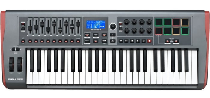 Novation IMPULSE-49 Impulse 49 49-Key USB MIDI Controller Keyboard