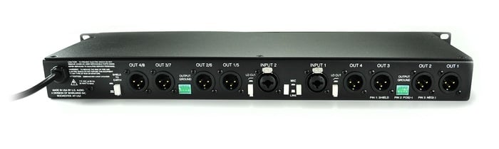 Whirlwind DA2M Audio Distribution Amplifier For Mic Levels With Headphone Out