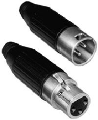Switchcraft AAA3MZ Connector, Metal Silver AAA3MZ