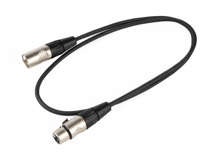 Cable Up DMX-XX3-3 3 Ft 3-Pin DMX Male To 3-Pin DMX Female Cable